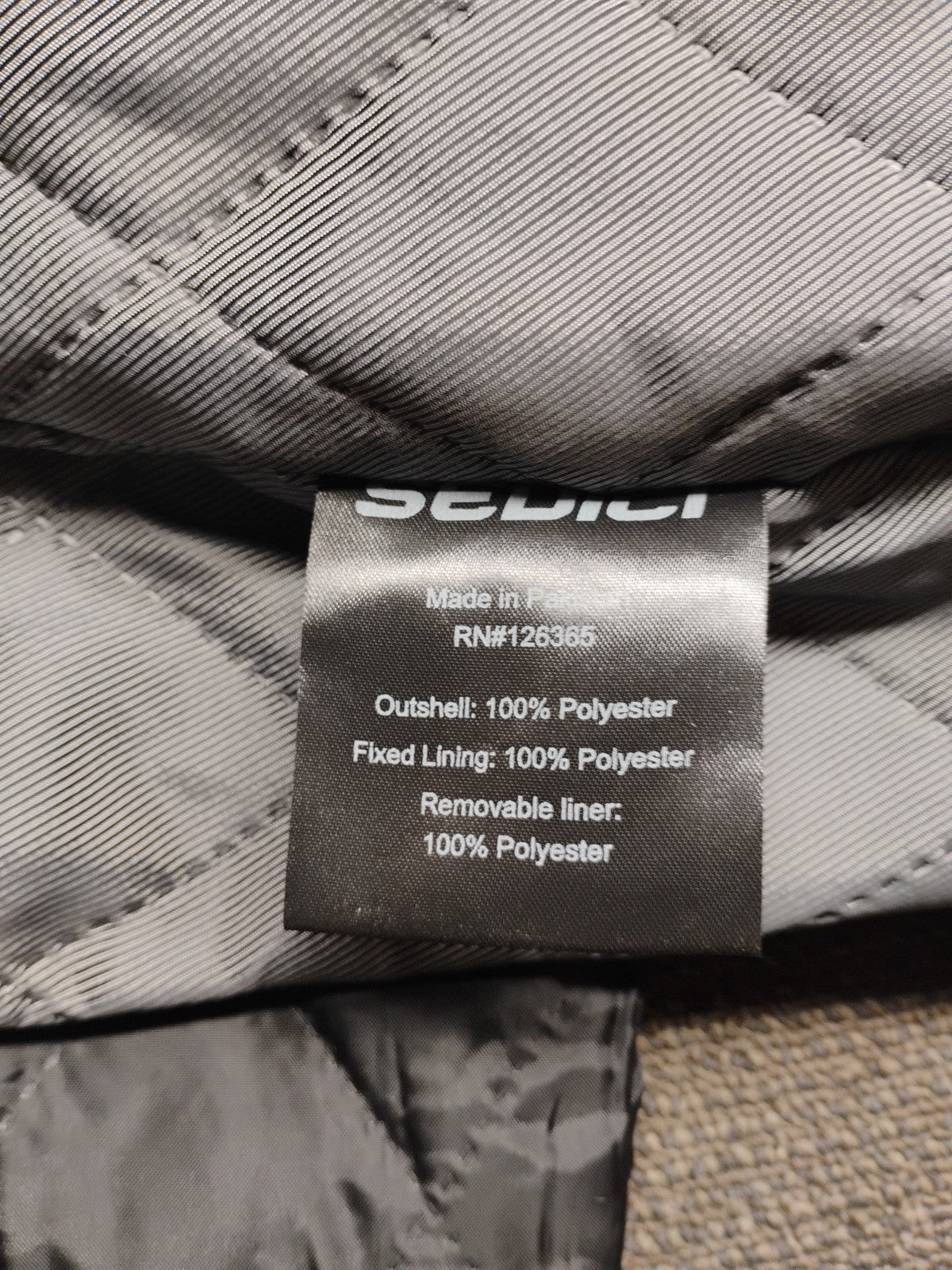 Sedici 2XL Length 36in Insulated Biker Pants 