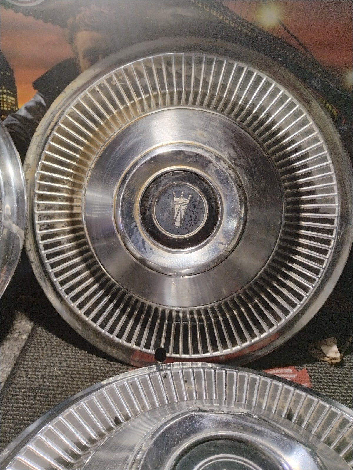 *Set of 4* Vintage 1968-1969 Ford Galaxie LTD 15" Hubcaps Wheel Covers USED