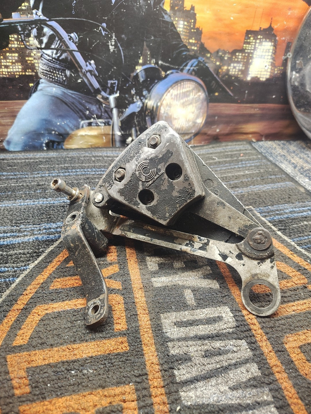 Original Harley Davidson 1974 - 1977 Front Brake Caliper & Master Cylinder (U290