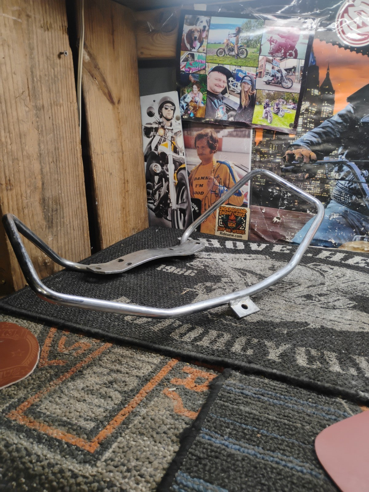PASSENGER GRAB BAR RAIL HARLEY TOURING CLASSIC ULTRA ROAD KING GLIDE 