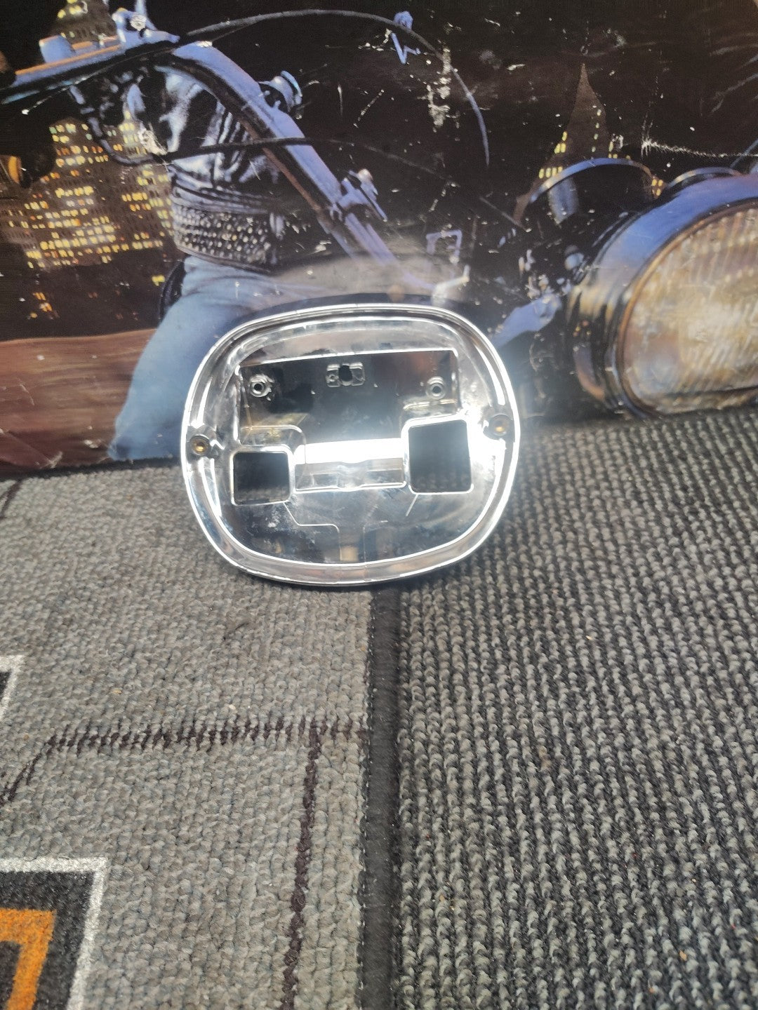 Genuine Harley-Davidson Rear Taillight BASE Assembly Chrome 68066-99A