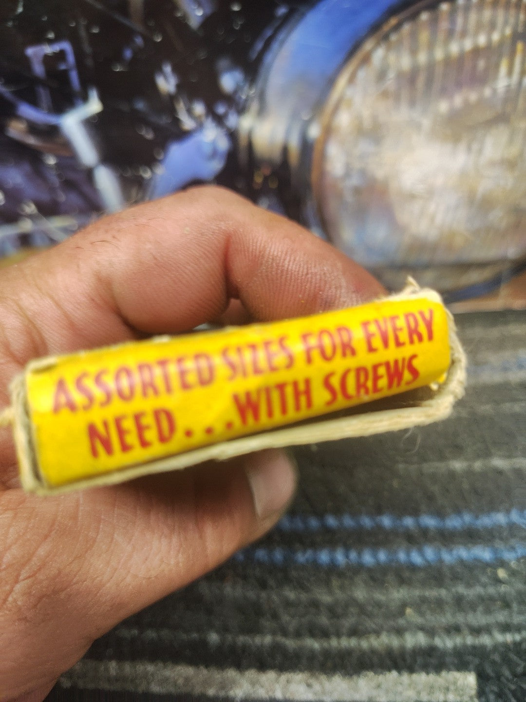 Vintage Pkg. Daisy Household Products Neoprene Rubber Faucet Washers Empty Box