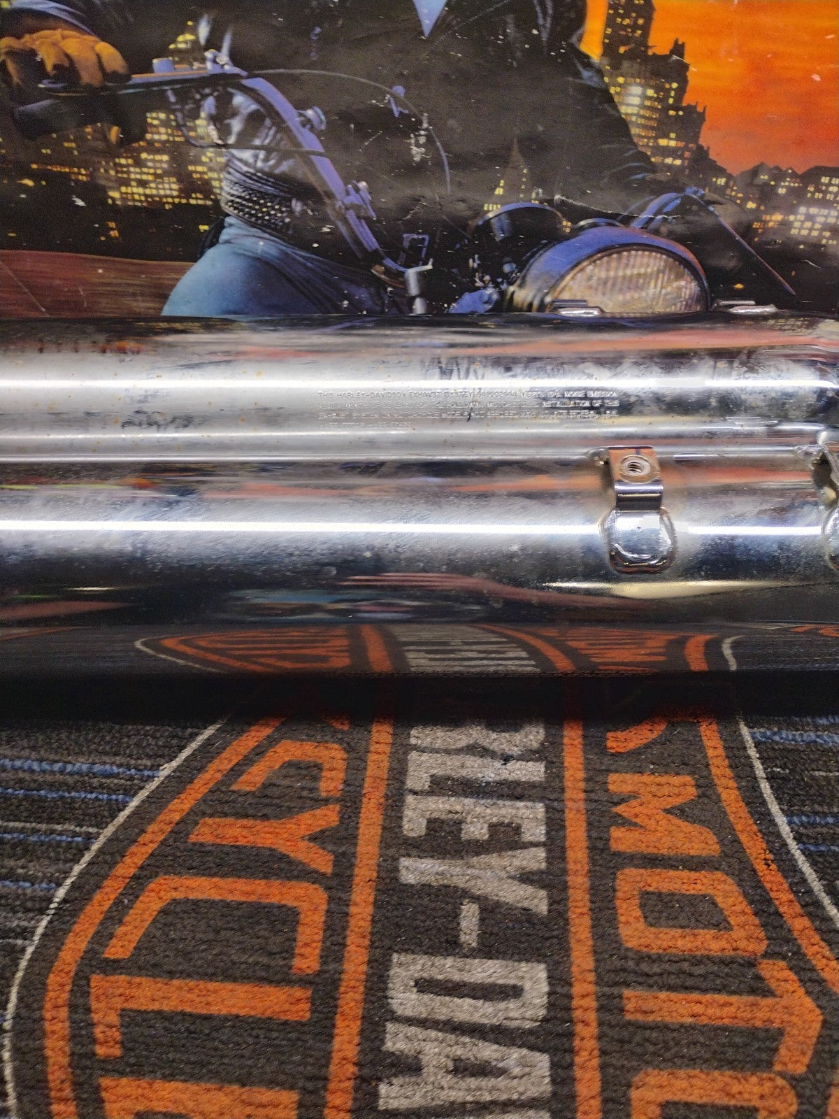 17-23 Harley Davidson Tri Glide Ultra Chrome Exhaust Mufflers Muffler 64900244A