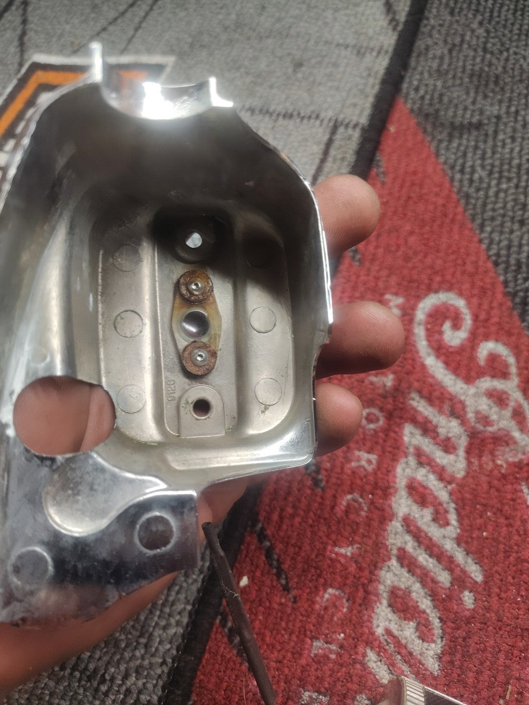 CHROME HANDLEBAR Master Cylinder COVER FOR HARLEY SINGLE DISC  OE # 46098-98