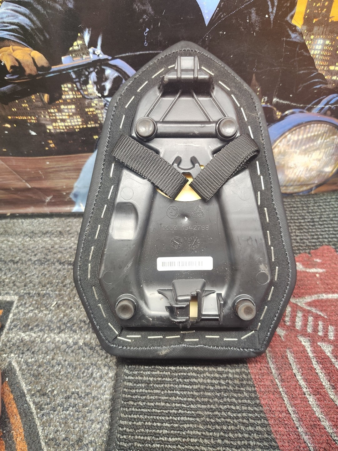 PU Rear Passenger Cushion Saddle Seat Comfort For BMW S1000RR M1000RR Mm