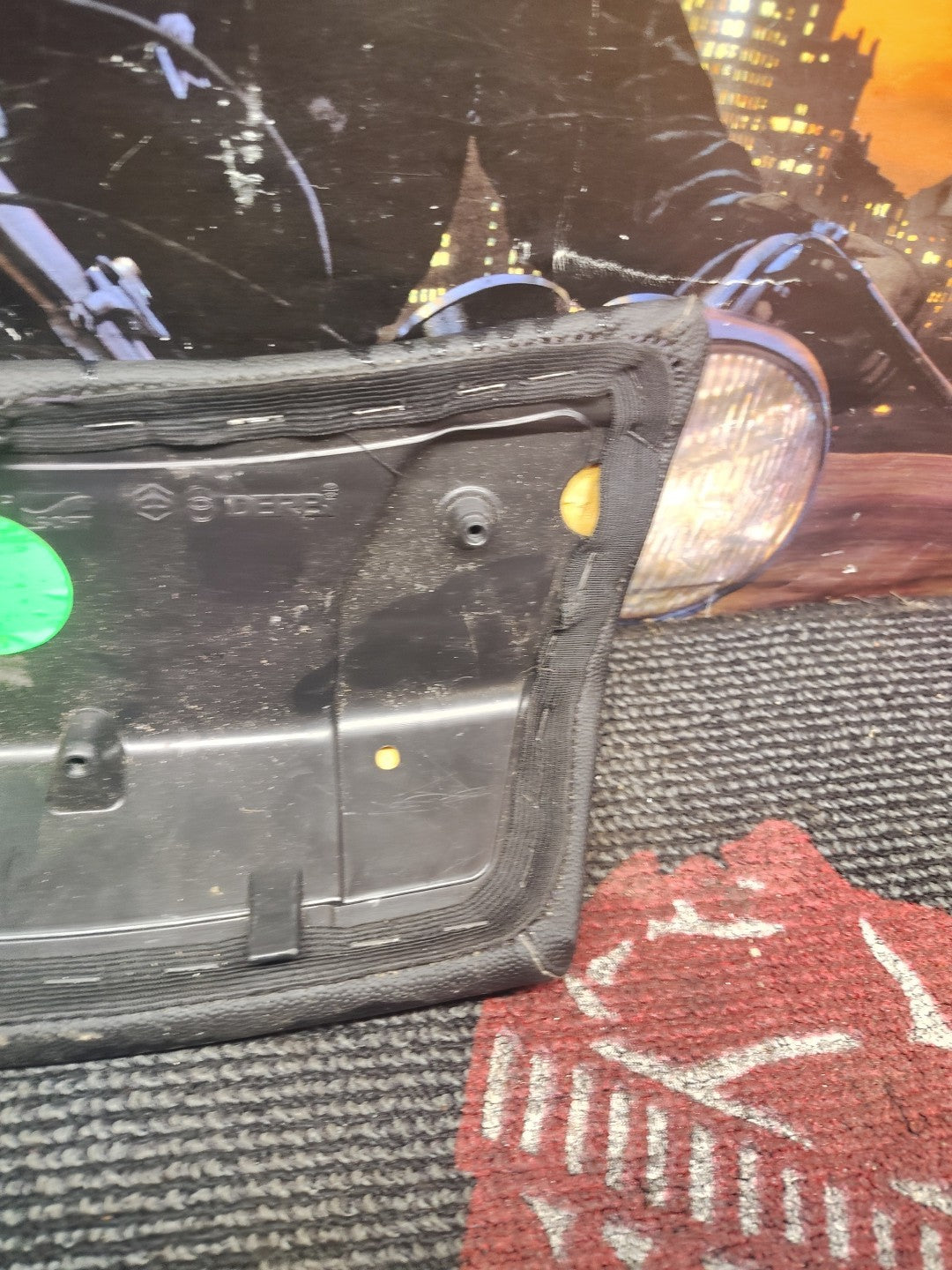 2009 VESPA PIAGGIO MP3 THREE WHEELER 400IE SEAT CUSHION COVER OEM