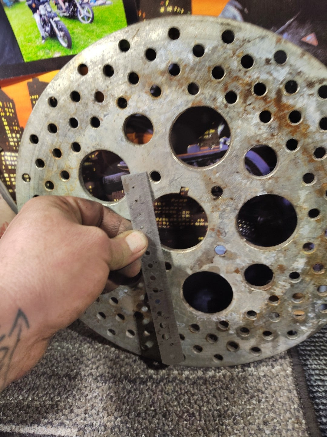 Front Brake Rotor For Harley Davidson Sportster XLH883 1985-1999 XLH1200 1987-99