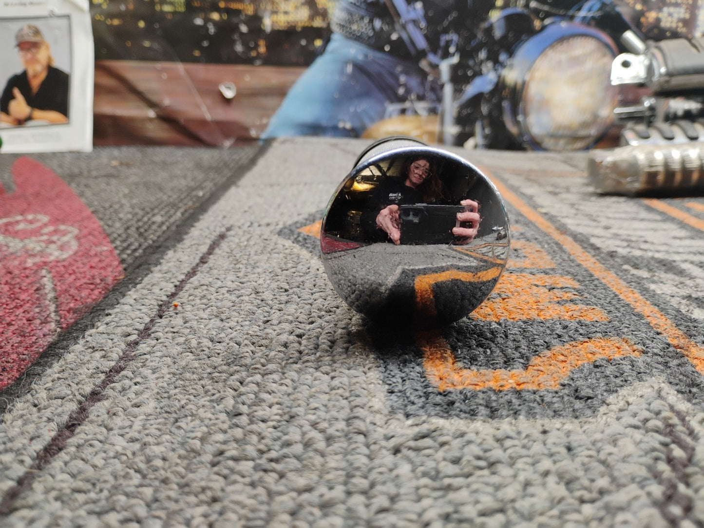 2002 HARLEY-DAVIDSON FATBOY LEFT REAR FOOT PEG 