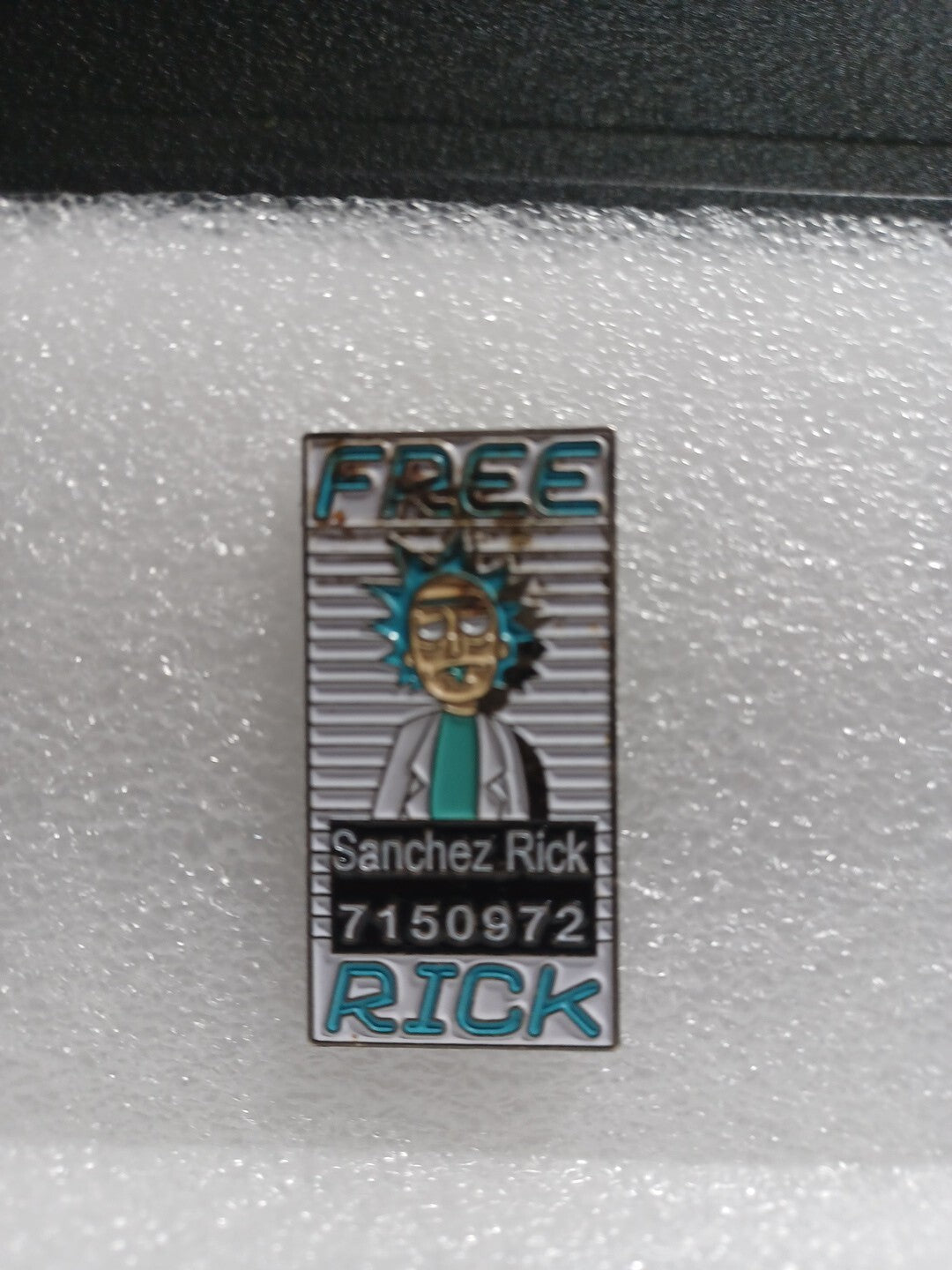 Rick And Morty Free Rick Pin - Large 2.5 Inch Hat Pins