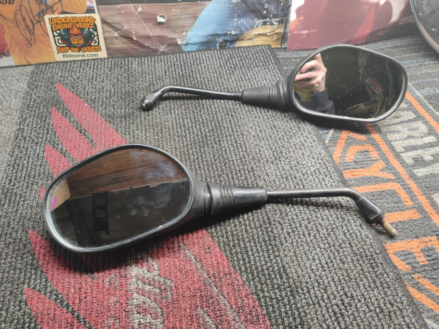 Set Of Scooter Moped Rearview Mirrors