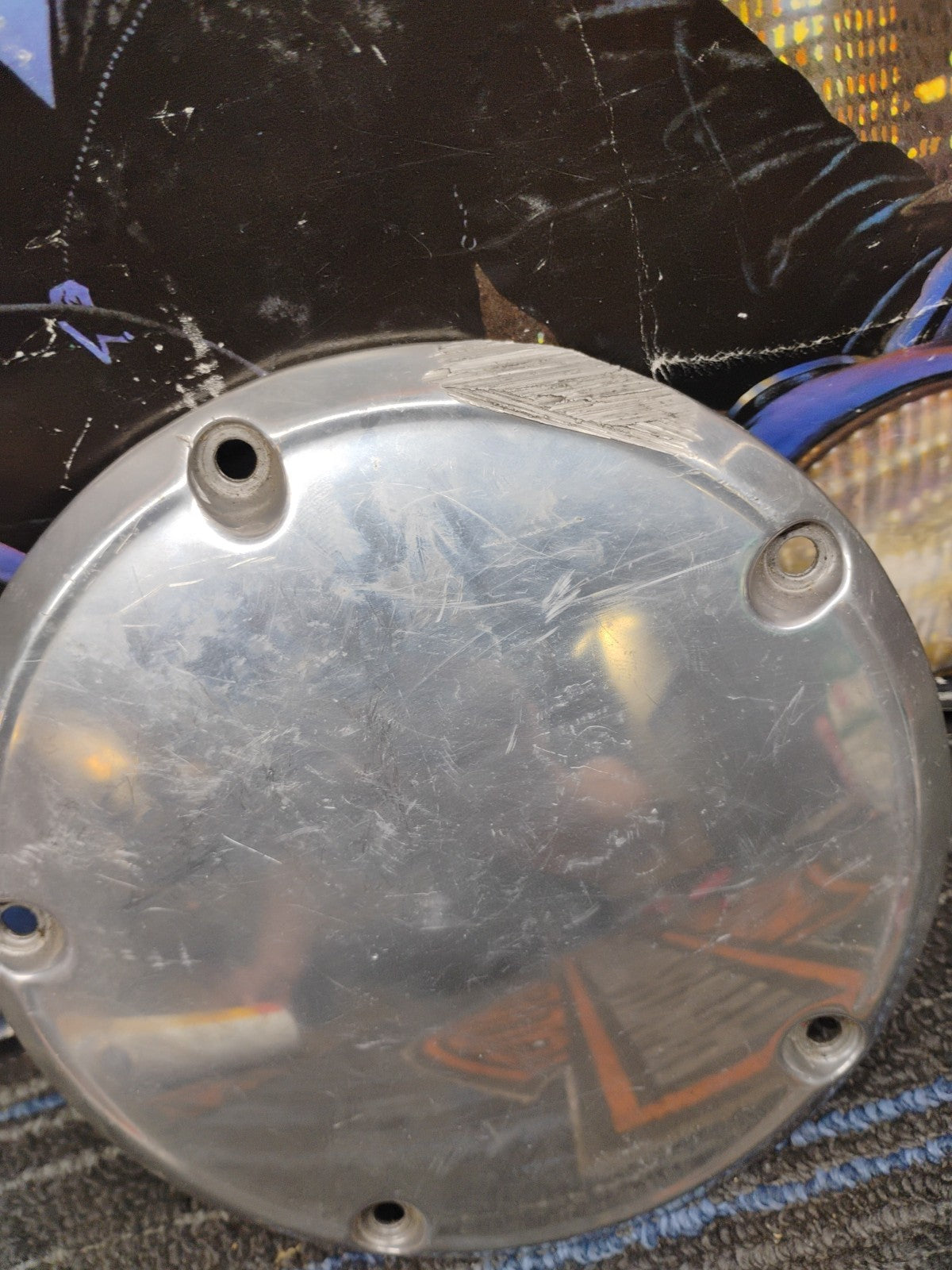 Chrome Harley-Davidson Twin Cam Derby Cover #25415-99