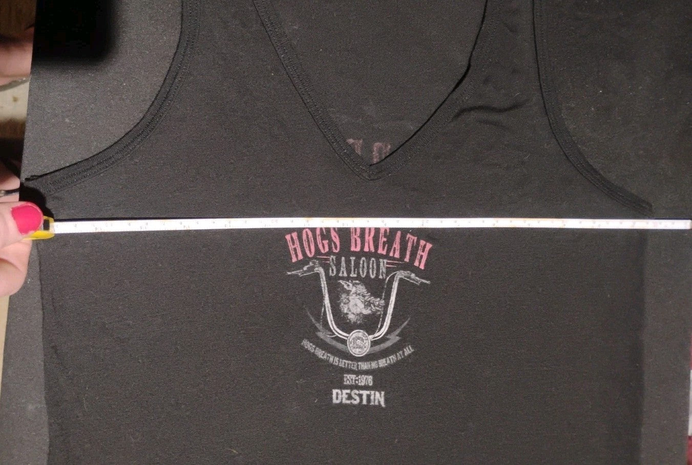 Hogs Breath Saloon Destin Women's Tank Top S/M Biker 