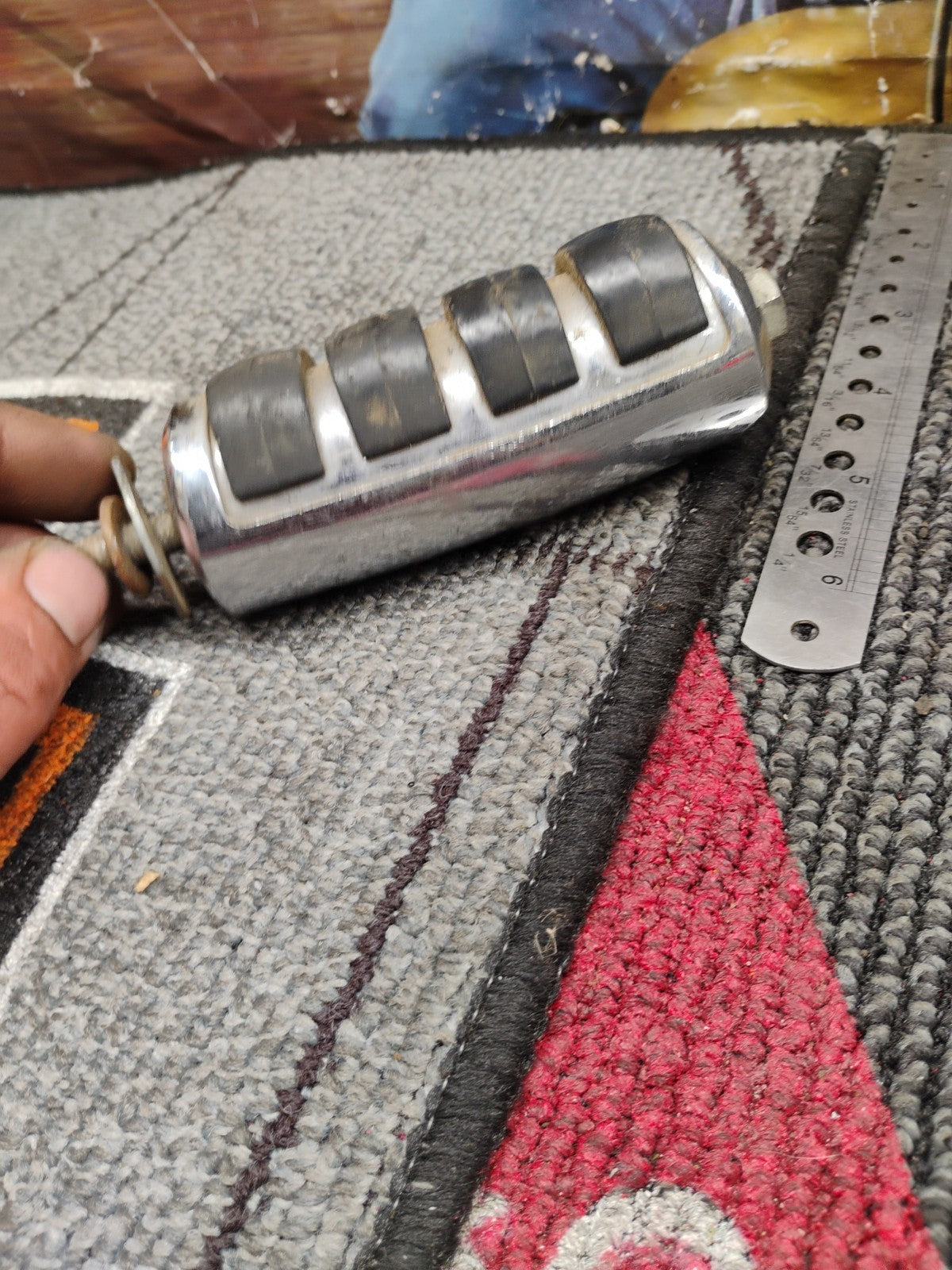 REAR BRAKE PEDAL & FOOT SHIFTER PEGS HARLEY DAVIDSON & CUSTOM CHOPPERS