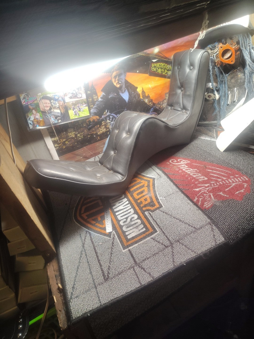 Vintage Drag SpecialtyHarley Panhead Shovelhead Sportster King&Queen Rigid Seat