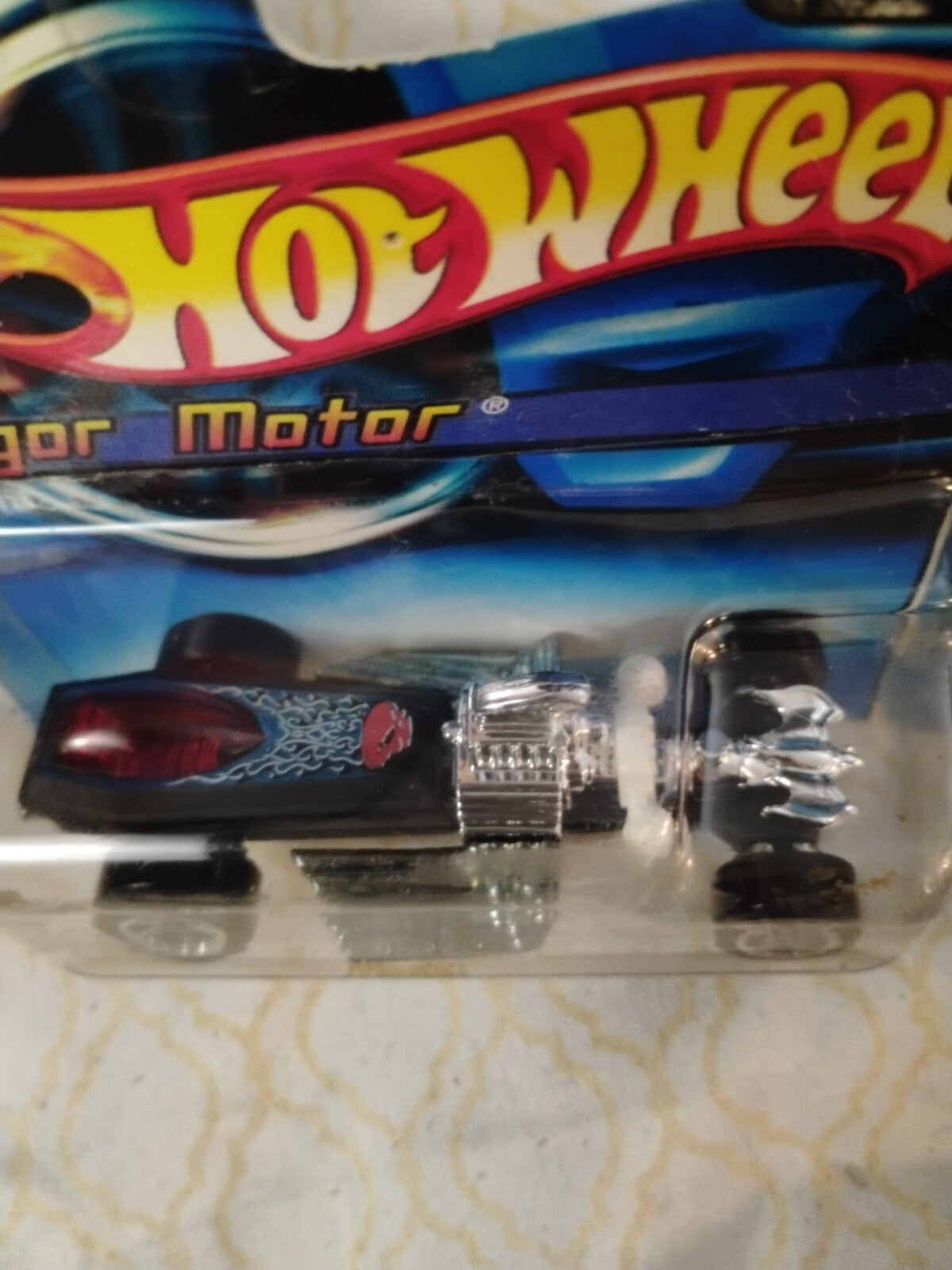 2005 Hot Wheels Rigor Motor #138 Black Short Card (Name Middle of Card)