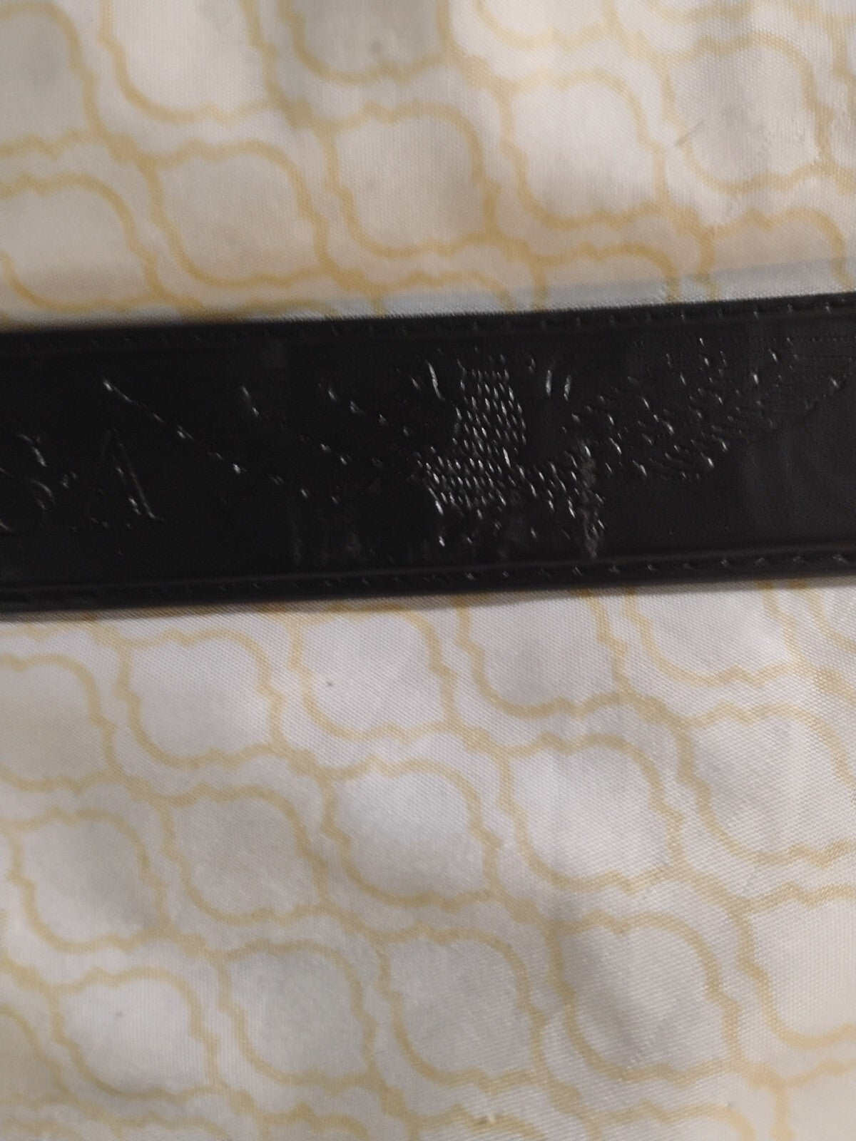 USA Eagle Genuine Leather Belt Size 34-36 Black Vintage USA American Bald Eagle