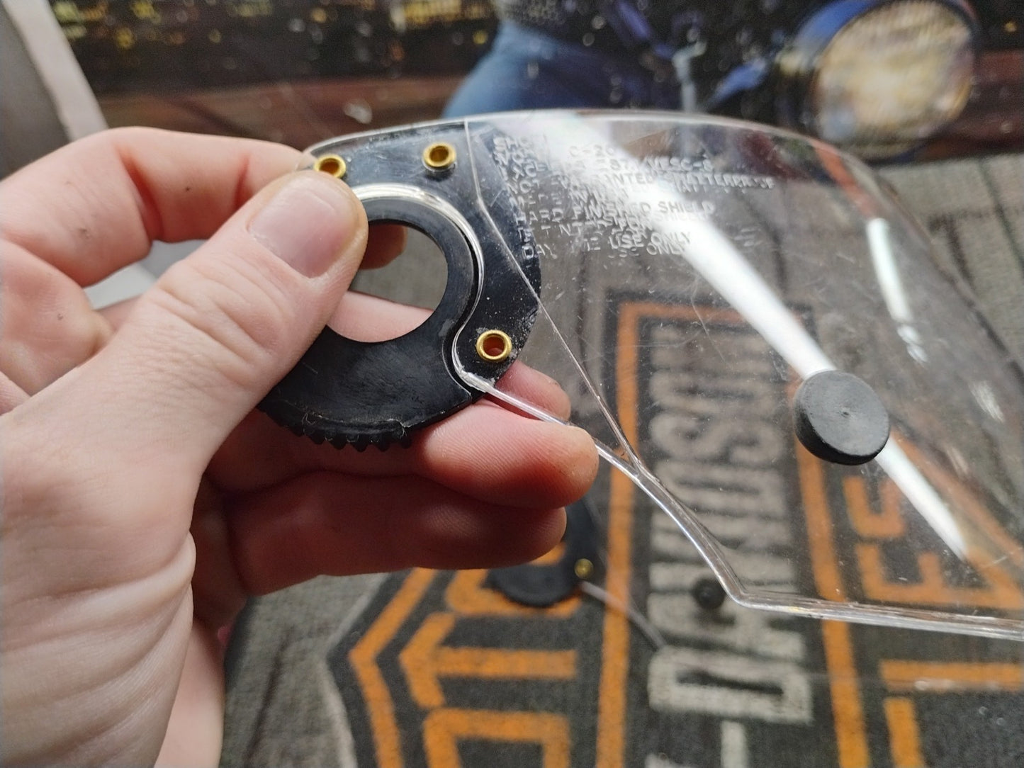 SHOEI  Model 0-20 Clear Face Shield Visor Motorcycle Helmet