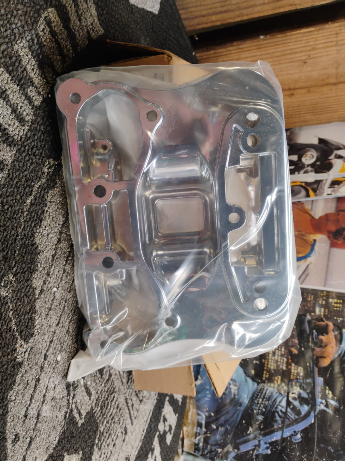 Harley-Davidson OEM Chrome Inner Rocker Box Housing 17537-07 Twin Cam