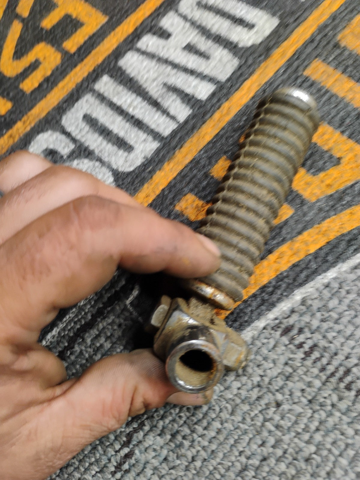 VINTAGE HARLEY DAVIDSON 4" RUBBER PASSENGER FOOT PEG (E)