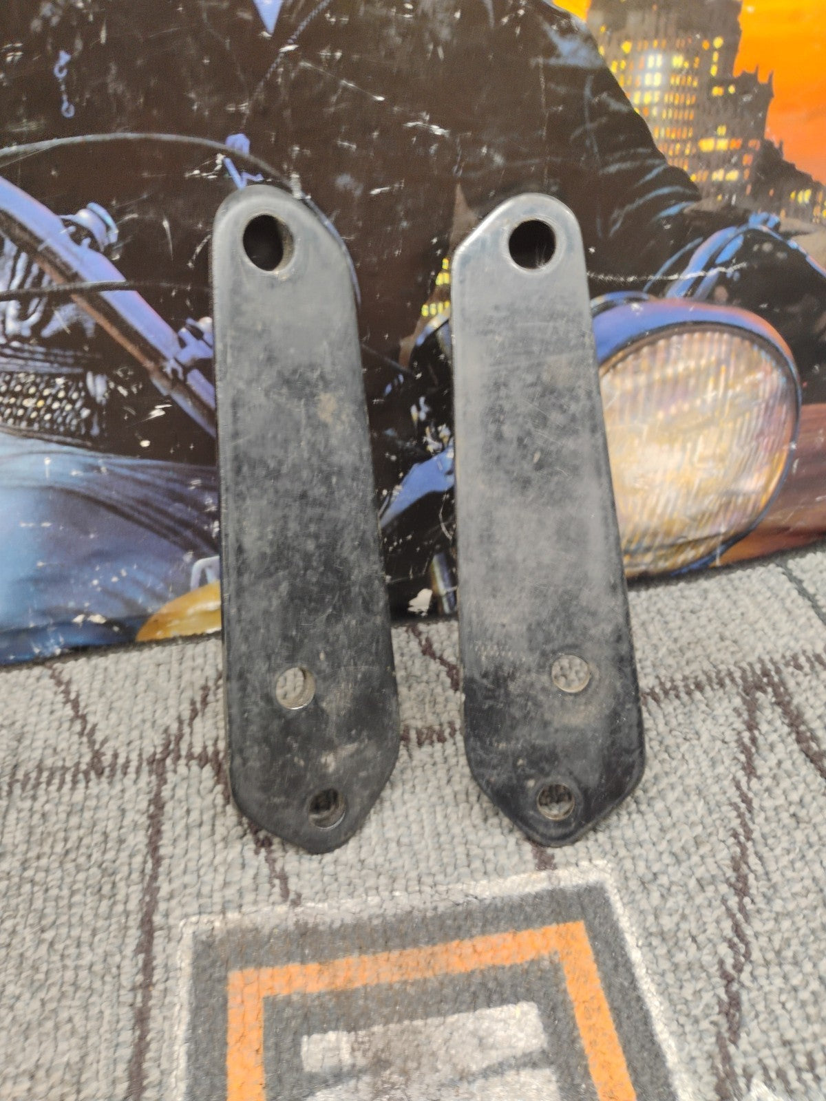 Harley-Davidson FXD Dyna Forward Foot Rest Plates   (OEM Black)