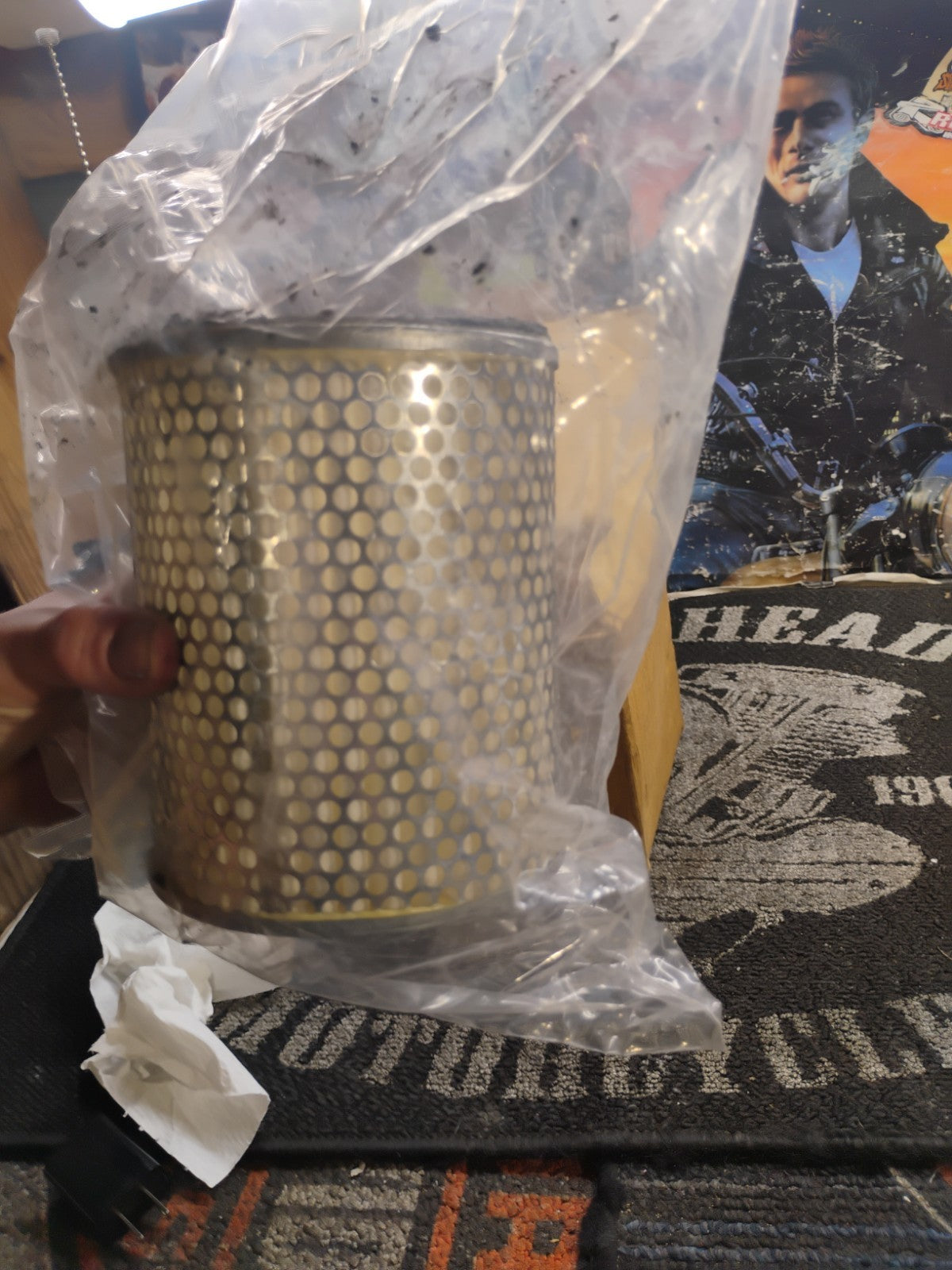 NOS Honda CB450 SC CM400 CM450 Air Filter Cleaner Element 17211-447-620