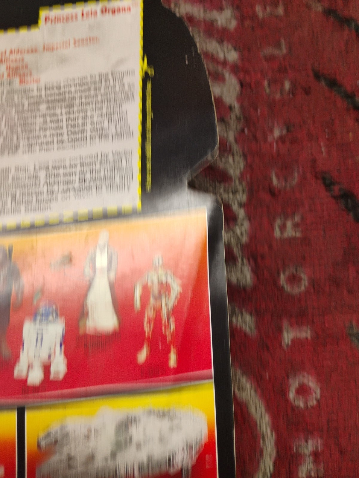 Star Wars Power of The Force 1995 Princess Leia Organa Red Card Figure