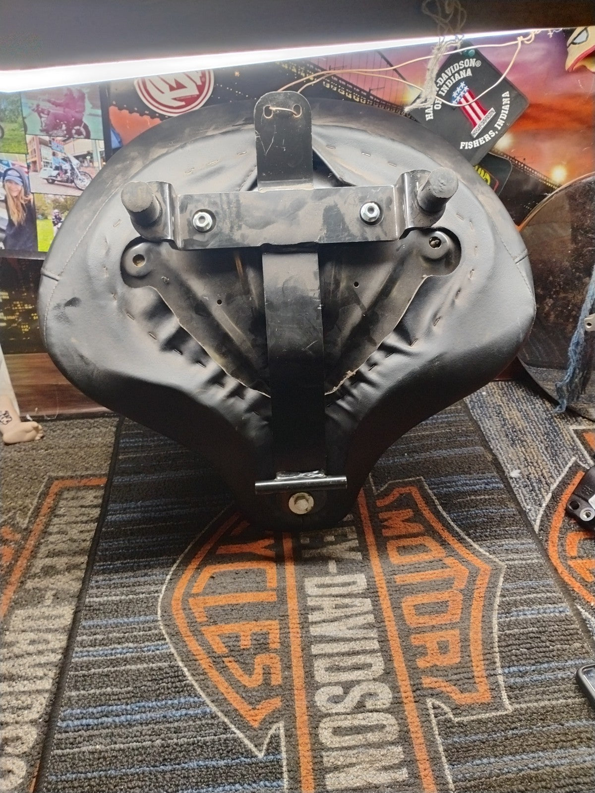 Harley Davidson OEM Police Seat 09-22 Touring Models W/T-bar