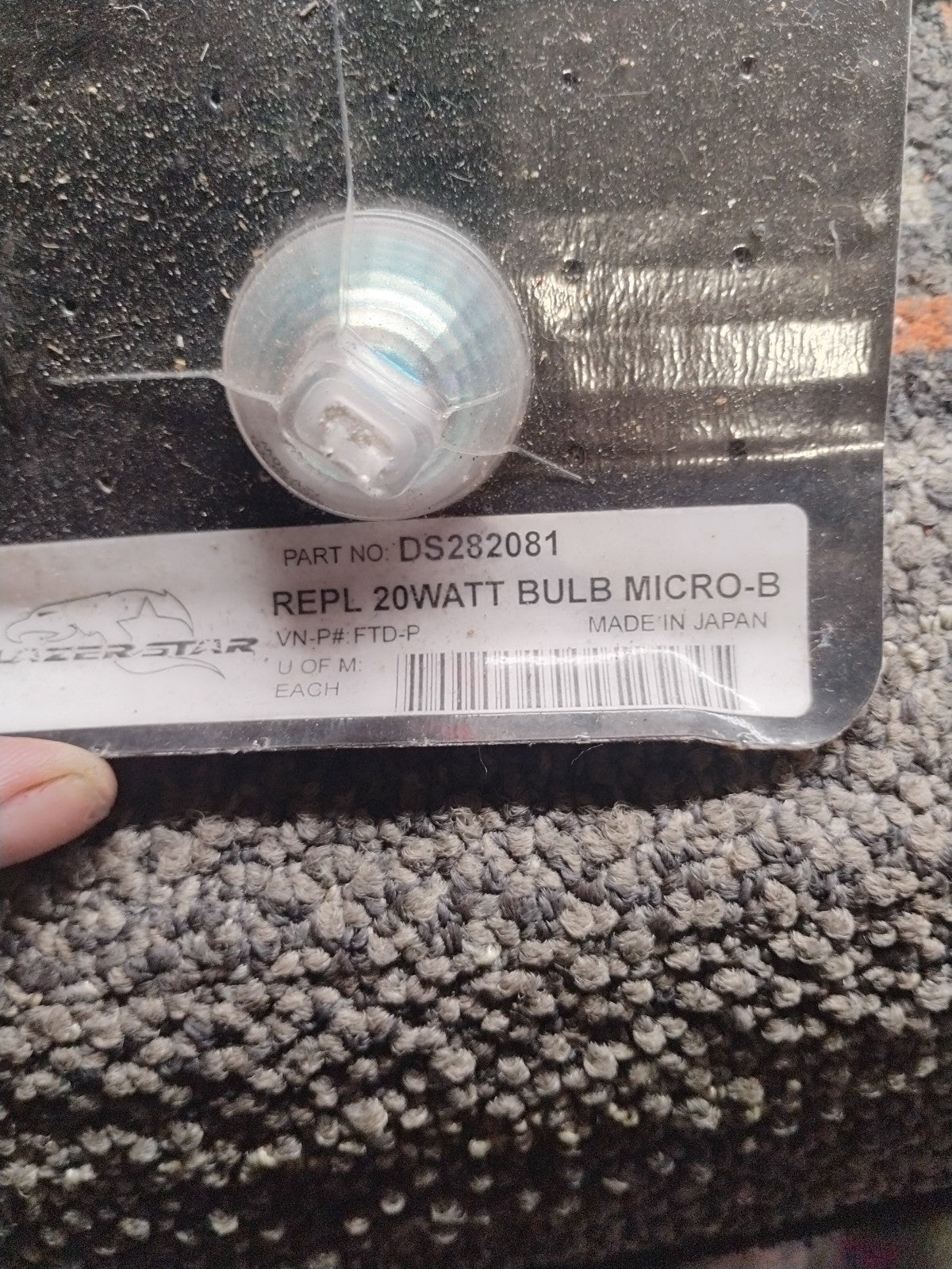Laser Star Micro B Replacement 20 Watt Bulb DS282081 OEM NOS