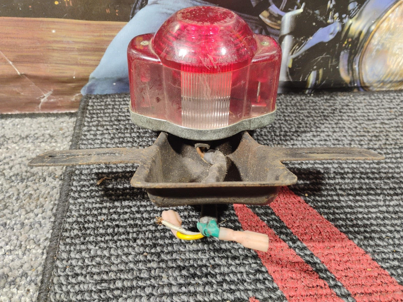 Vintage Stanley RR30 Tail Light Japan Motorcycle