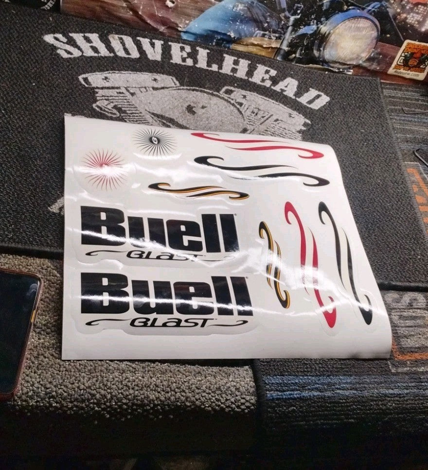 NOS Buell Blast Mesa Personal FX Motorcycle Decal Set H-D #93982