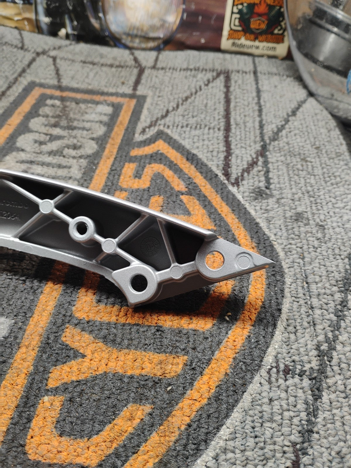 2003 2004 2005 Buell Firebolt XB9R XB12R Rear Wheel Swingarm Fork Bracket Brace