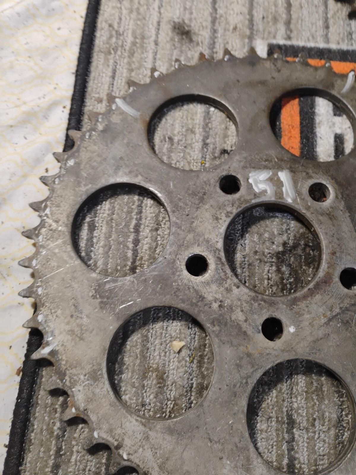 Harley Davidson Rear 51T Tooth Sprocket Dished Shovelhead