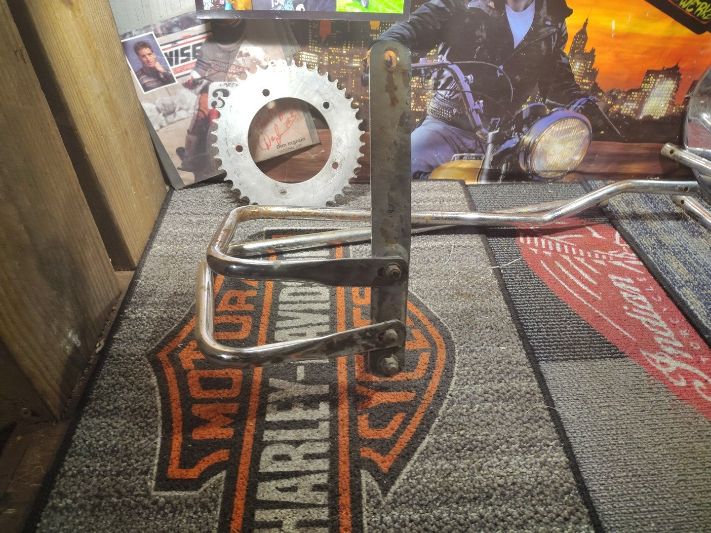 HARLEY DAVIDSON FLH SHOVEL HEAD SADDLEBAG GUARD KIT Vin Oem- 58 - 84