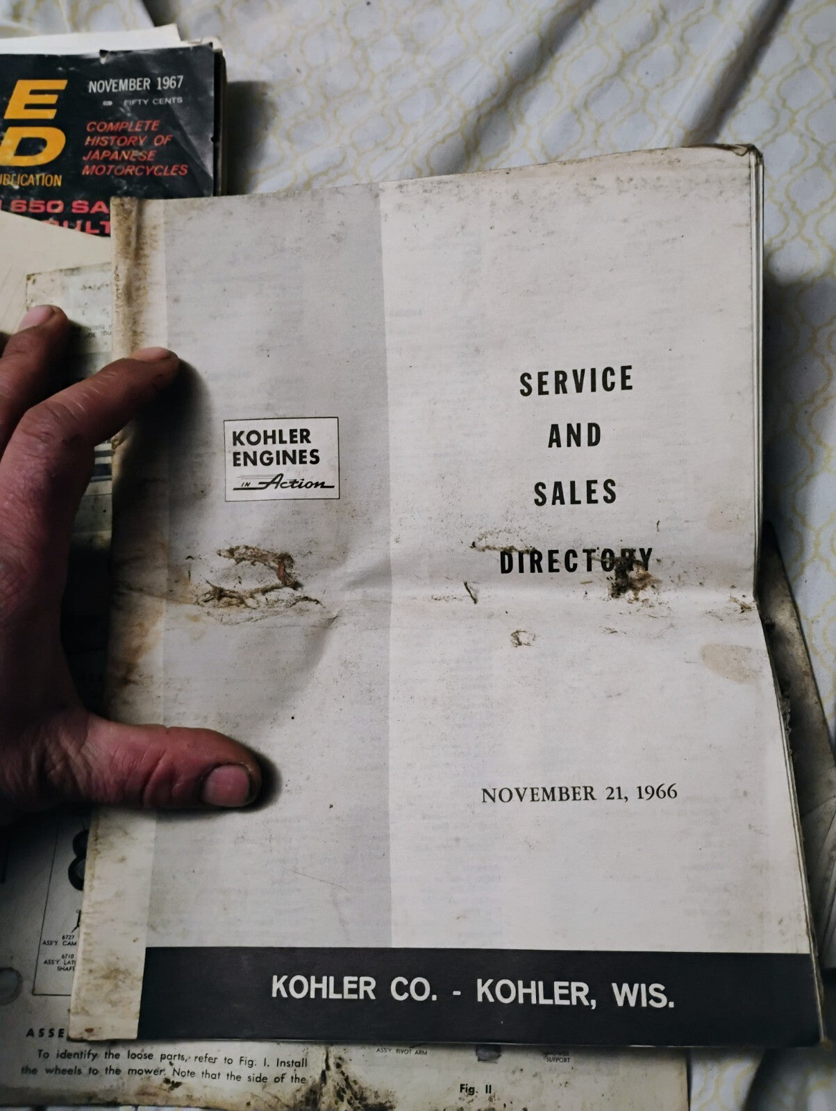 Wheel Horse Koler Lawn tractors riding mower workhorse Service Manuals Lot 