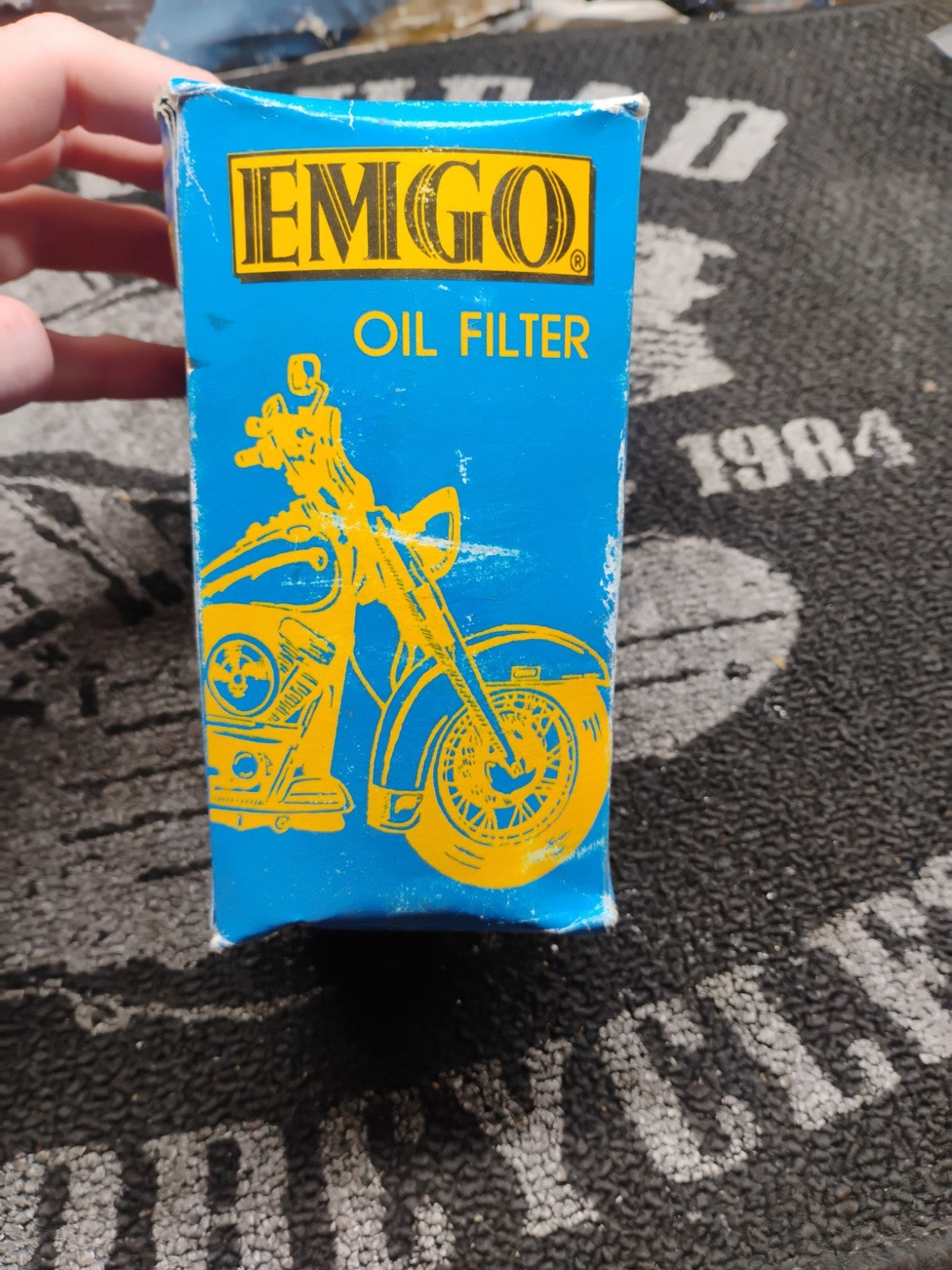EMGO 10-82420 Black Extra Long Oil Filter Replaces Harley-Davidson 63813-90