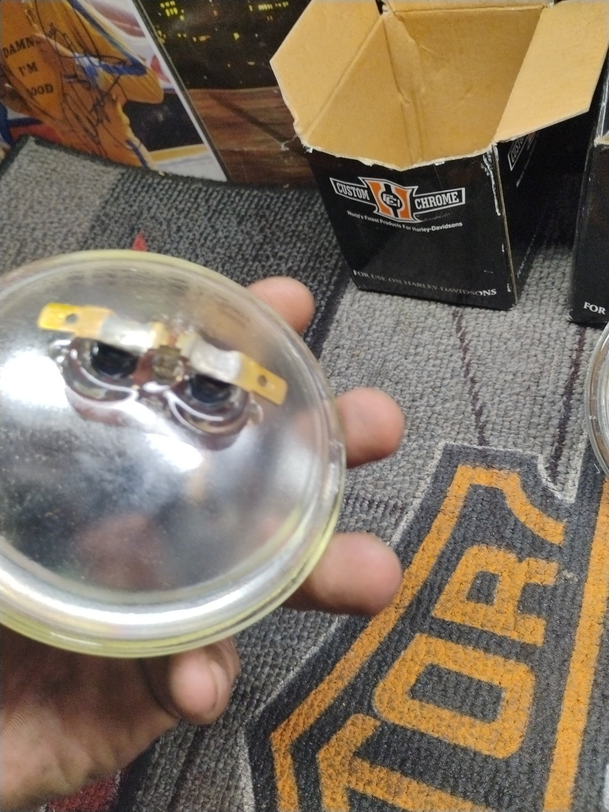 HARDDRIVE 4 1/2" Sealed Beam 12V 30W Clear Non-Fluted 820-57306