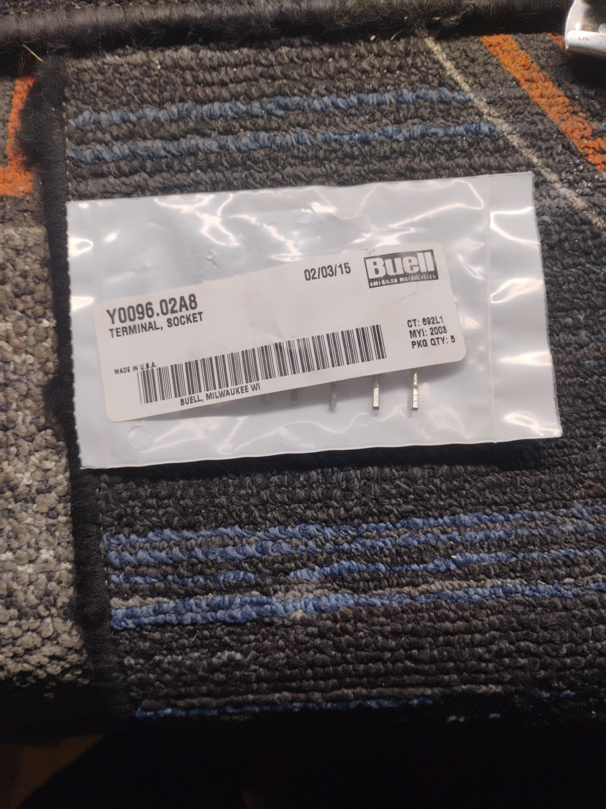 Buell OEM Y00096.0288 Terminal Socket NOS