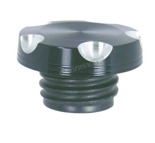 V-Factor Black/Aluminum Deep Cut Gas Cap Set - 80085