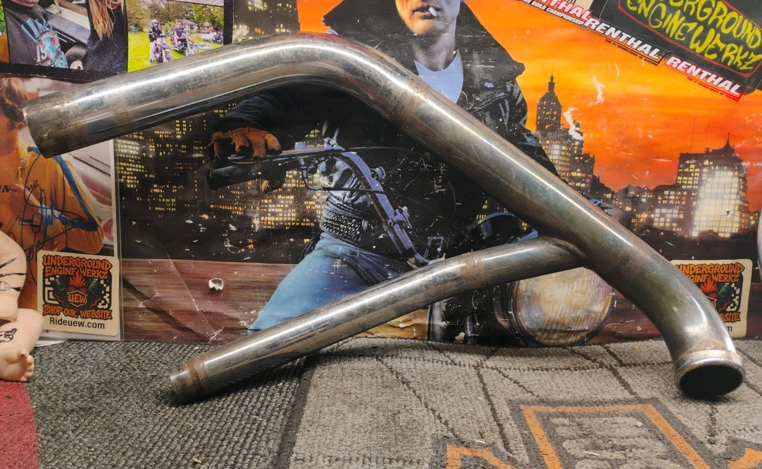 Harley Original Exhaust Elbow Exhaust Pipe Front Evo Softail Heritage