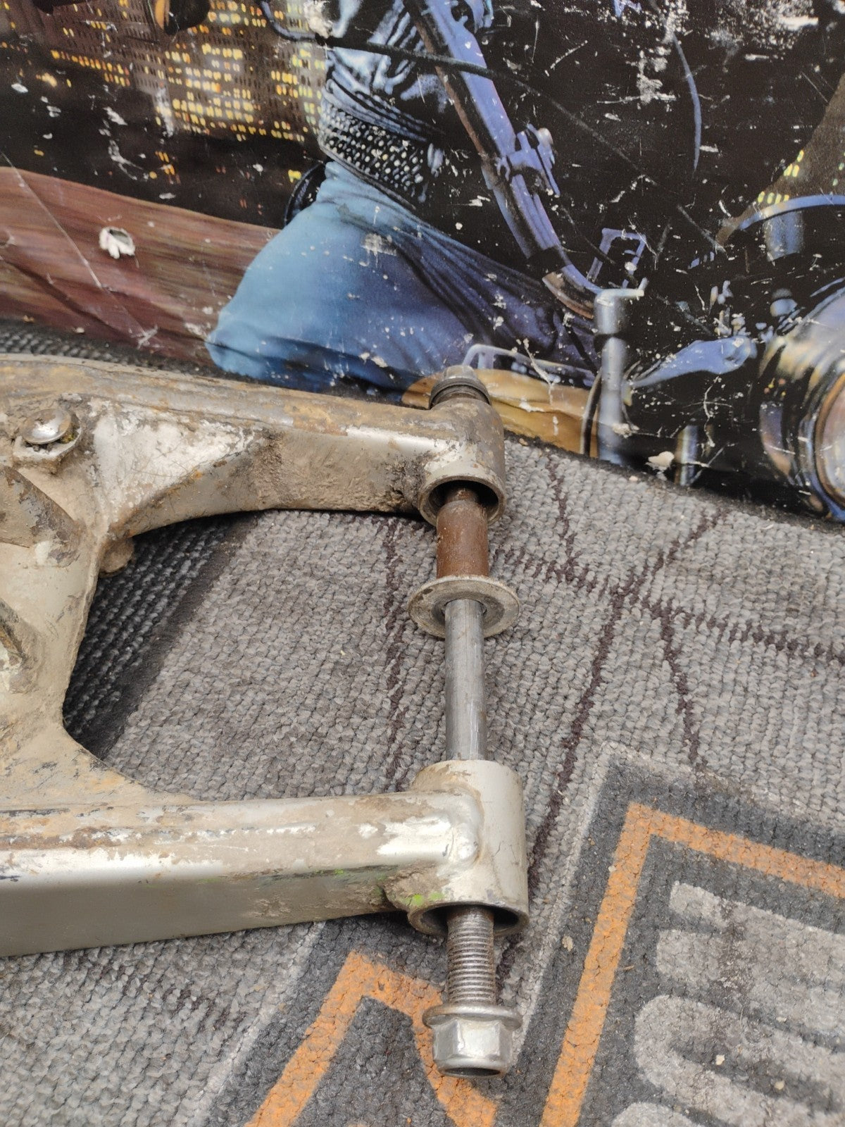 98 Kawasaki KX60 KX 60 OEM Rear Swingarm Swing Arm Suspension