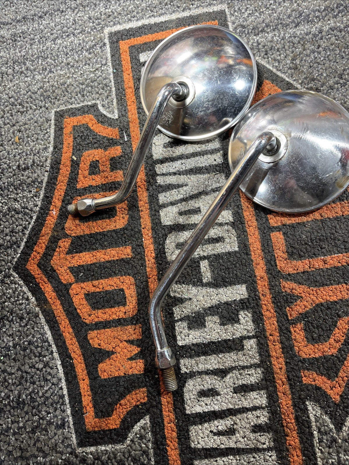 Pair Of Motorcycle Mirrors 