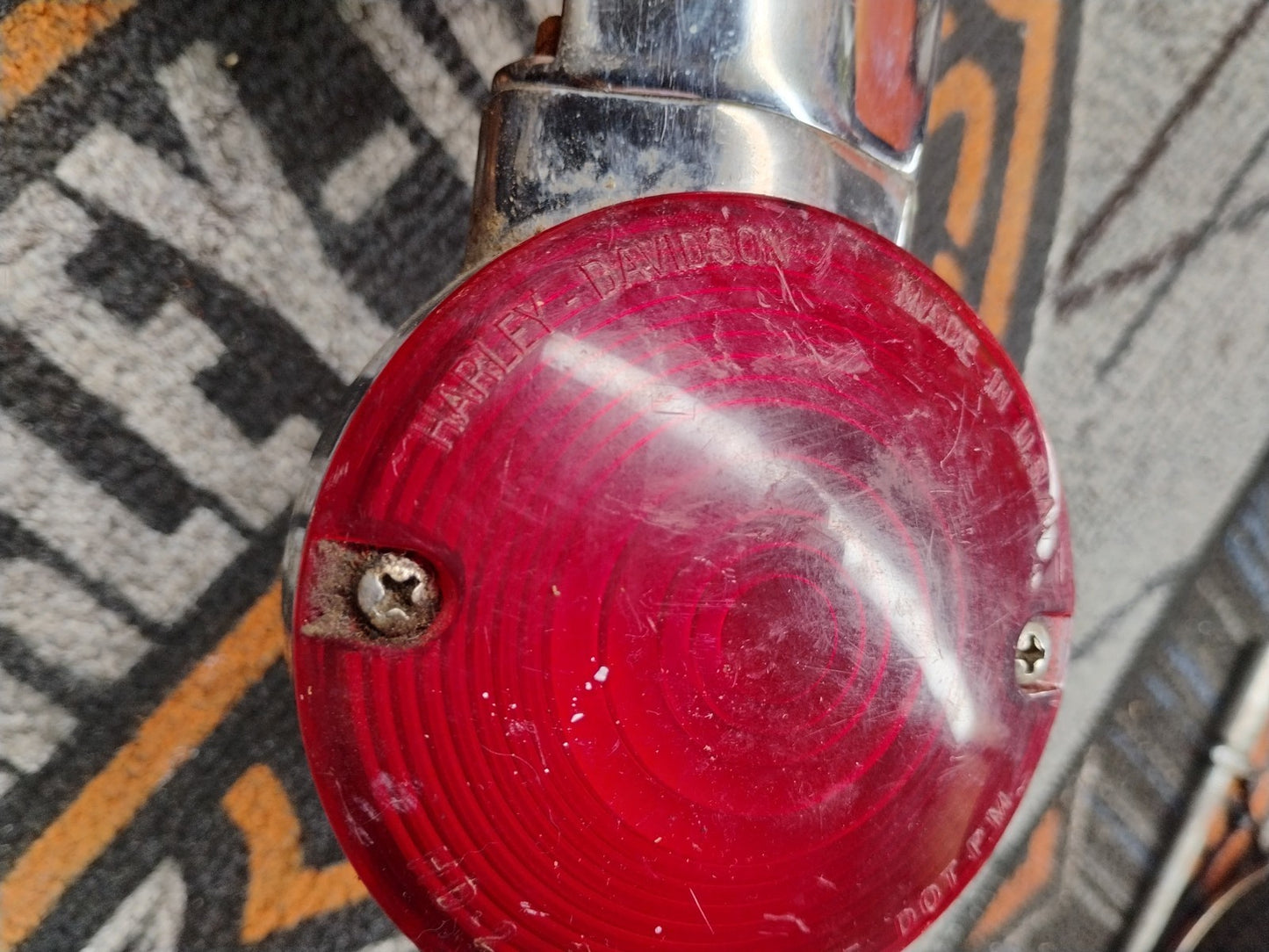 Harley touring softail Road King Rear Blinker Turn Signal Bar 