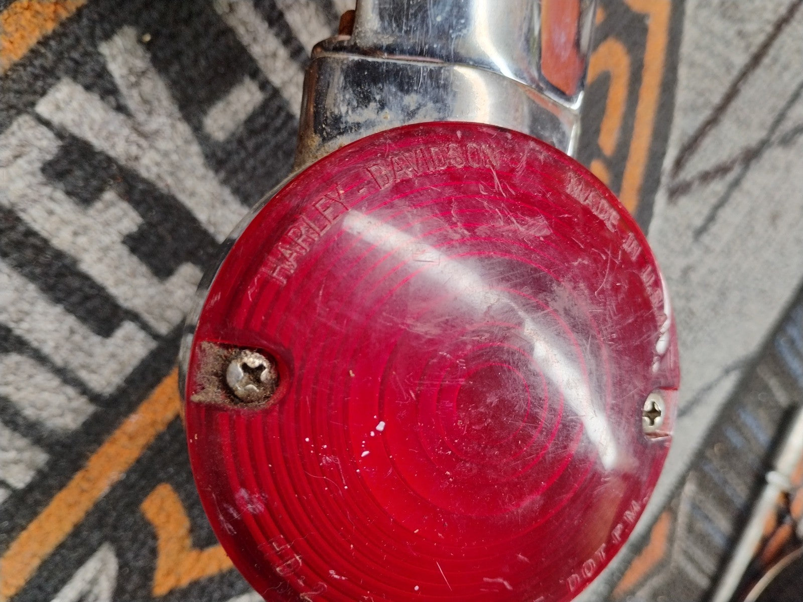 Harley touring softail Road King Rear Blinker Turn Signal Bar 