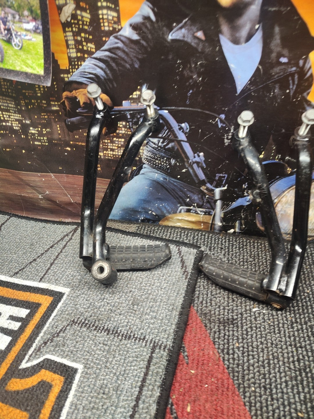 1991 Honda CBR600 F2 CBR 600 CBR600F2 600F2 Rear Passenger Foot Peg Mount Mybe