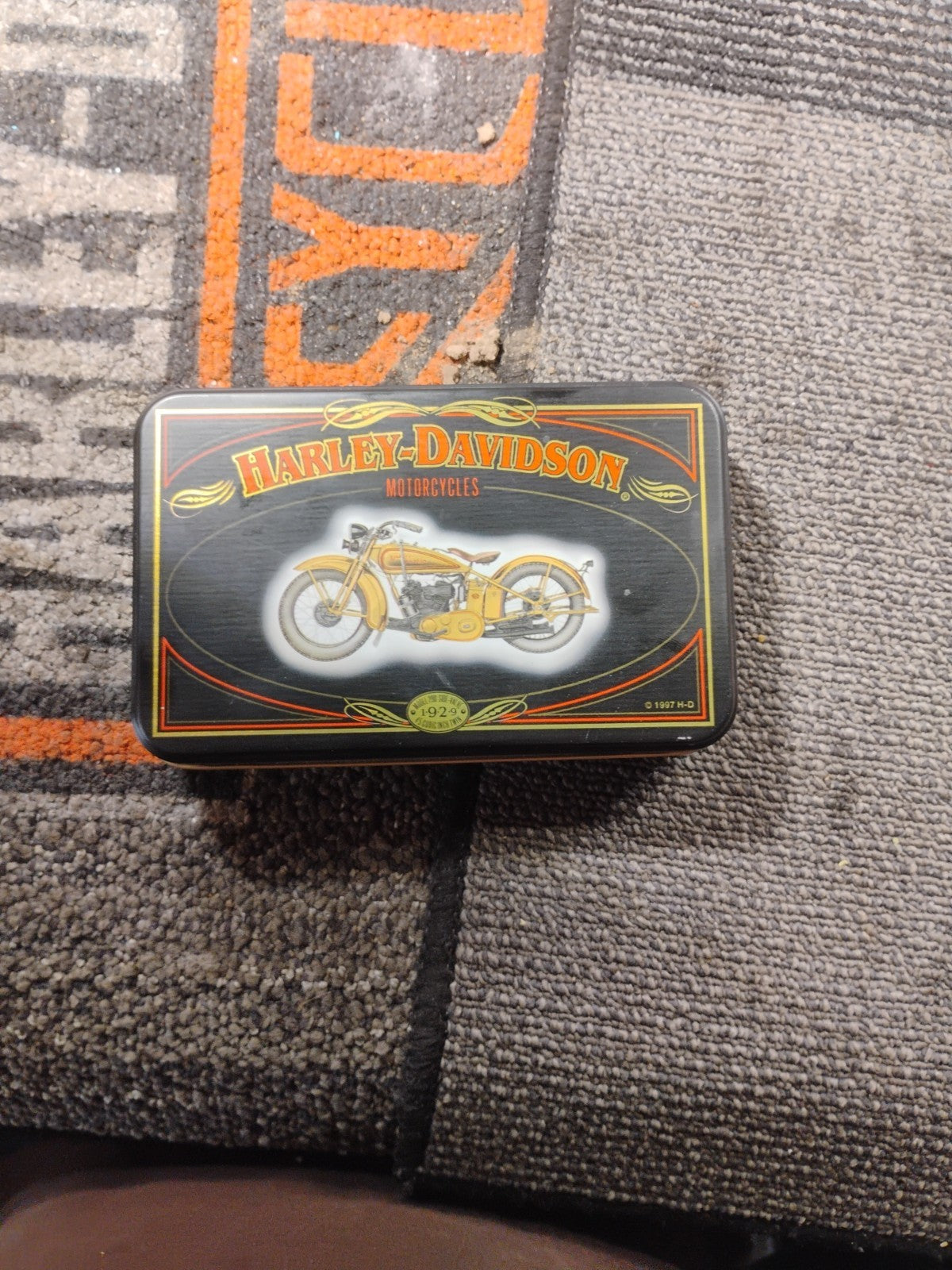 Harley Davidson Motorcycles 1997 Limited Edition Numbered Playing Cards w/Tin