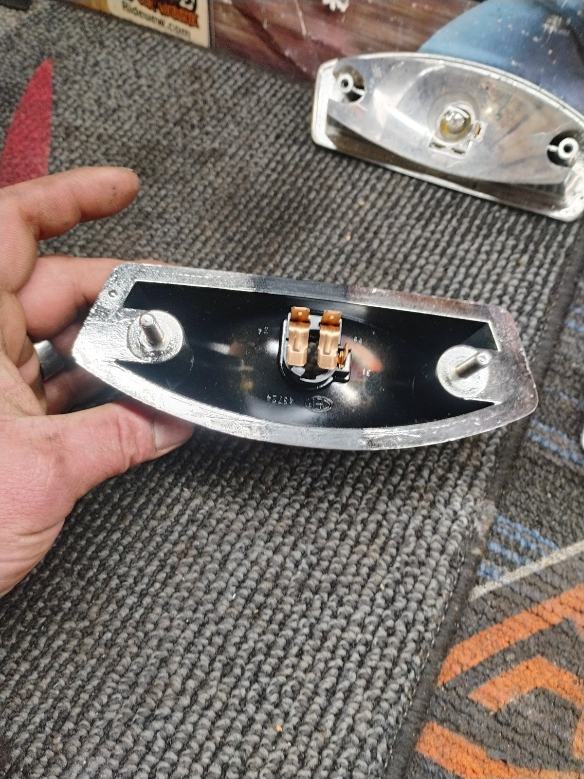 02 Buell M2 X1 S1 Cyclone Rear Brake Light Lamp Tail Light Base Oem