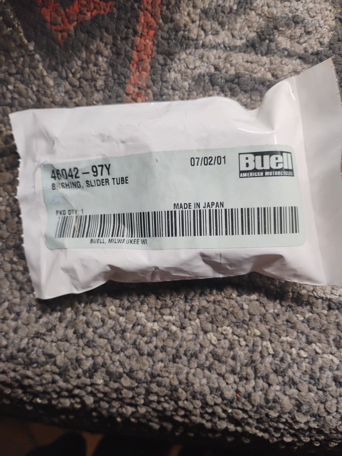 Buell OEM 46042-97Y Slider Tube Bushing NOS