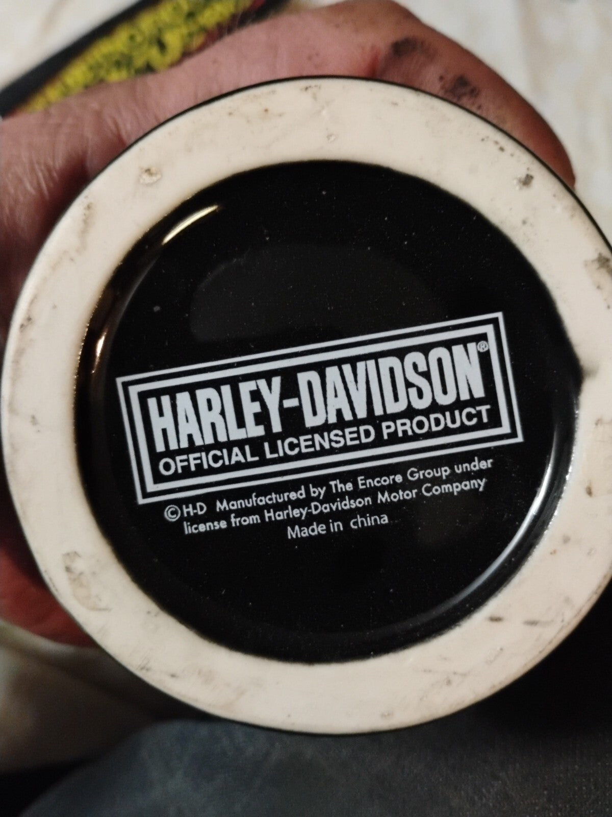 Small Harley Davidson Mug Black With Logo