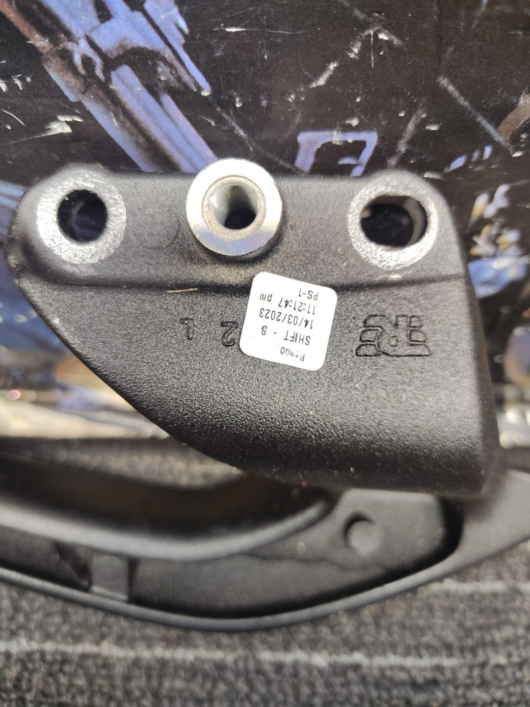 2023 22-24 Royal Enfield Hunter 350 Left Rear Passenger Grab Handle 