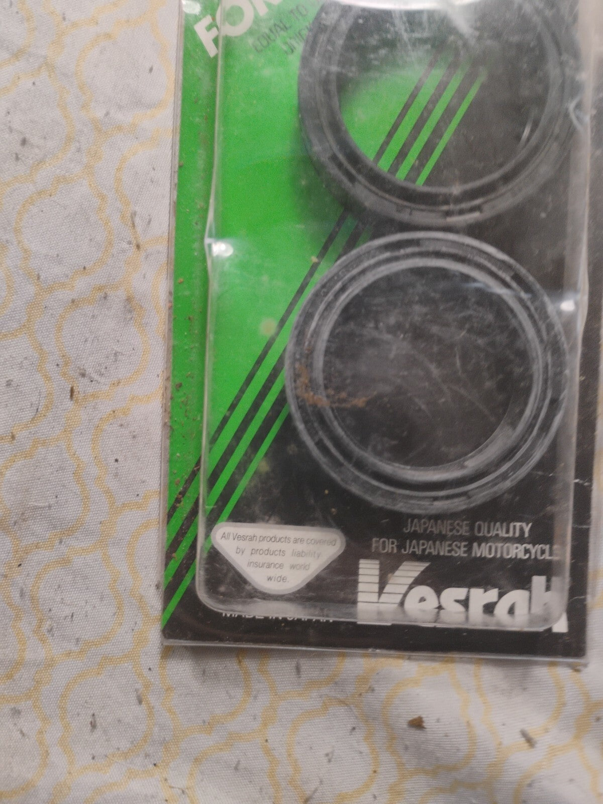 Vesrah AR-3605 - FRONT FORK SEAL - QTY 2 - (Fits: Kawasaki, Yamaha) Nos